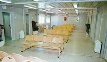 contemporary modular prefab building for medical use  Touax