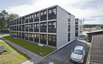 contemporary modular prefab building for offices BASIC PLUS ALHO Systembau GmbH