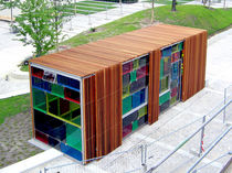 contemporary modular prefab building for offices BERLIN, PAUL-LOEBE-ALLEE Bolle
