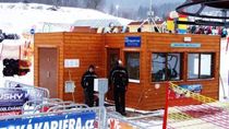 contemporary modular prefab building for security booth  Touax