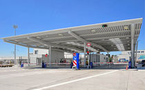 contemporary modular prefab building for security booth  ALHO Systembau GmbH