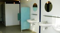 contemporary modular prefab building for sanitary  Touax