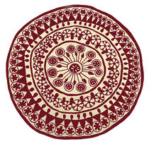 contemporary motif rug in New Zealand wool RANGOLI 2 by Nani Marquina nanimarquina