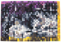 contemporary motif rug in New Zealand wool (handmade) DIGIT 2 by Cristian Zuzunaga nanimarquina