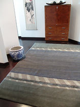 contemporary motif rug in wool and silk BRUYERE GARBARINO