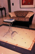 contemporary motif rug in wool and silk CONCERTO GARBARINO