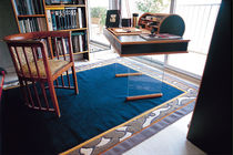 contemporary motif rug in wool and silk KATAY GARBARINO