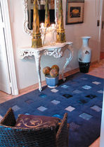 contemporary motif rug in wool and silk OPUS GARBARINO