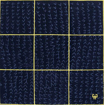 contemporary motif rug in wool by Pierre Paulin N0.12 DESIGNER CARPETS
