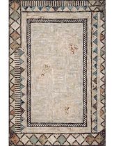 contemporary motif rug synthetic ANCIENT MOSAIC CLAY LIORA MANNE