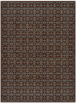 contemporary motif rug GARDEN GATE 01 by Victoria Hagan MANSOUR MODERN