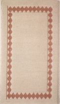 contemporary motif rug (handmade) CORNICE A ROMBI FIORITO Artigiantessile