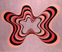 contemporary motif rug (Nepal, handmade) by Karim Rashid BORALEVI SRL