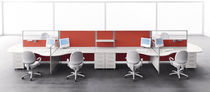 contemporary multiple workstation for open-space ZENITH Uffix Concept by Uffix