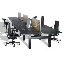contemporary multiple workstation for open-space SEQ Kembo