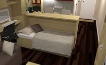 contemporary murphy single bed  Lift Security
