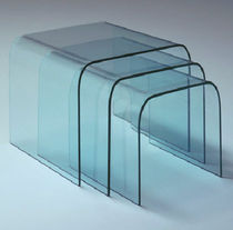 contemporary nesting glass table ECLIPSE Ligne Roset France