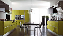 contemporary painted wood kitchen BRAVA CUCINE LUBE