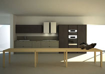 contemporary painted wood kitchen +M/D MVK ITALIA