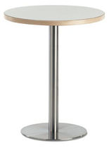 contemporary pedestal side table SLIM by Group M PLANK