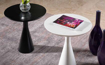 contemporary pedestal side table TWIST GUARANTEE by GIOGATZIS