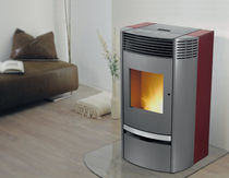 contemporary pellet wood stove POPERS Calimax