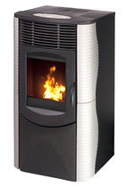 contemporary pellet wood stove SIRIA AIR 6.5 KW  Calux Srl