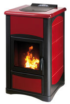 contemporary pellet wood stove ERGOFLAM AIR PLUS 11,5 KW Calux Srl
