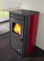 contemporary pellet wood stove (ceramic) LEXUS cadel