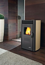 contemporary pellet wood stove (steel) ELEGANT cadel