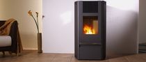 contemporary pellet wood stove (ceramic) SOLIDA Calimax