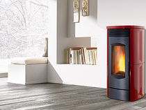 contemporary pellet wood stove (ceramic) CLASSIC SERIES Caminetti Montegrappa