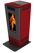 contemporary pellet wood stove (steel) FORMA 6 KW  Calux Srl
