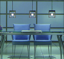contemporary pendant lamp (halogen) KUBUS by Thomas Haagen Ruhrform