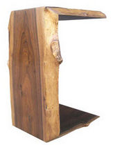 contemporary petrified wood side table CARLO Costantini Design
