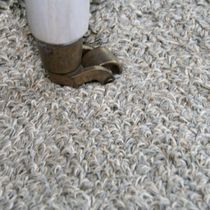 contemporary plain rug in linen (handmade) LINUM LOOP MASTERS OF LINEN