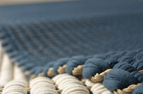 contemporary plain rug in cotton (handmade) DUETTO HANNA KORVELA DESIGN
