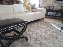 contemporary plain rug in linen TEXTURA : MARTINI Rug Art