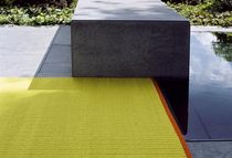 contemporary plain rug in New Zealand wool (handmade) TATAMI KINNASAND