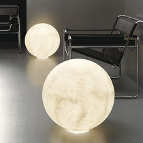 contemporary polycarbonate floor lamp FLOOR MOON 1 in-es artdesign