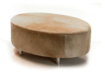 contemporary pouf OVAL COWHIDE Urban Cape
