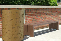 contemporary public bench in concrete WS-127 Wausau Select