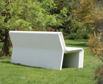 contemporary public bench in concrete (with backrest) AR PURO Grupo Amop Synergies