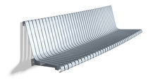 contemporary public bench in metal (with backrest, modular)  MODULAR CURVO by V&Atilde;&iexcl;zquez Consuegra, G.  DAE