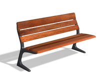 contemporary public bench in wood and metal (with backrest) ANA 1,50 M by Mil&Atilde;&iexcl;, Leopoldo  DAE