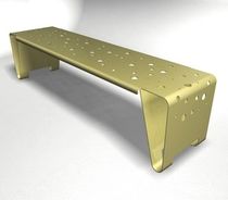 contemporary public bench in metal WS-202 Wausau Select