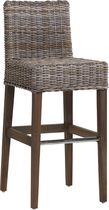 contemporary rattan bar stool 686G KOK MAISON