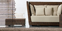 contemporary rattan coffee table BLACK 14 by Paola Navone GERVASONI - Contract Division