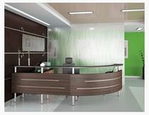 contemporary reception desk IVA MSL Interiors Ltd