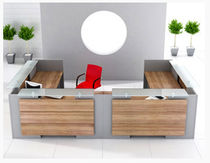 contemporary reception desk EXACT MSL Interiors Ltd